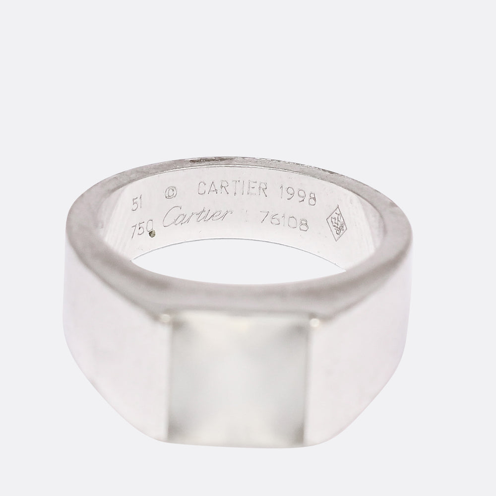 Vintage Cartier Moonstone Signet Ring