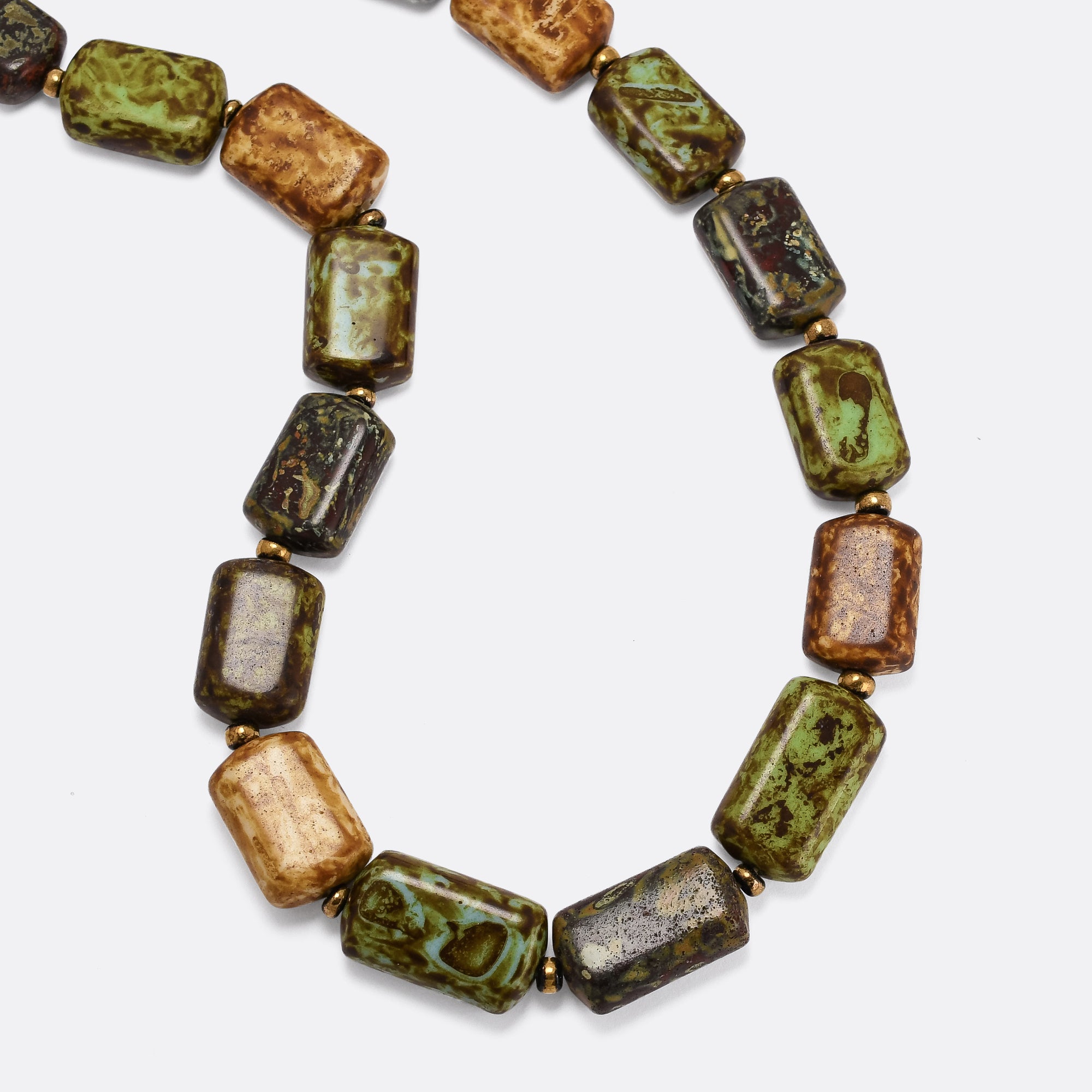 Vintage agate necklace top