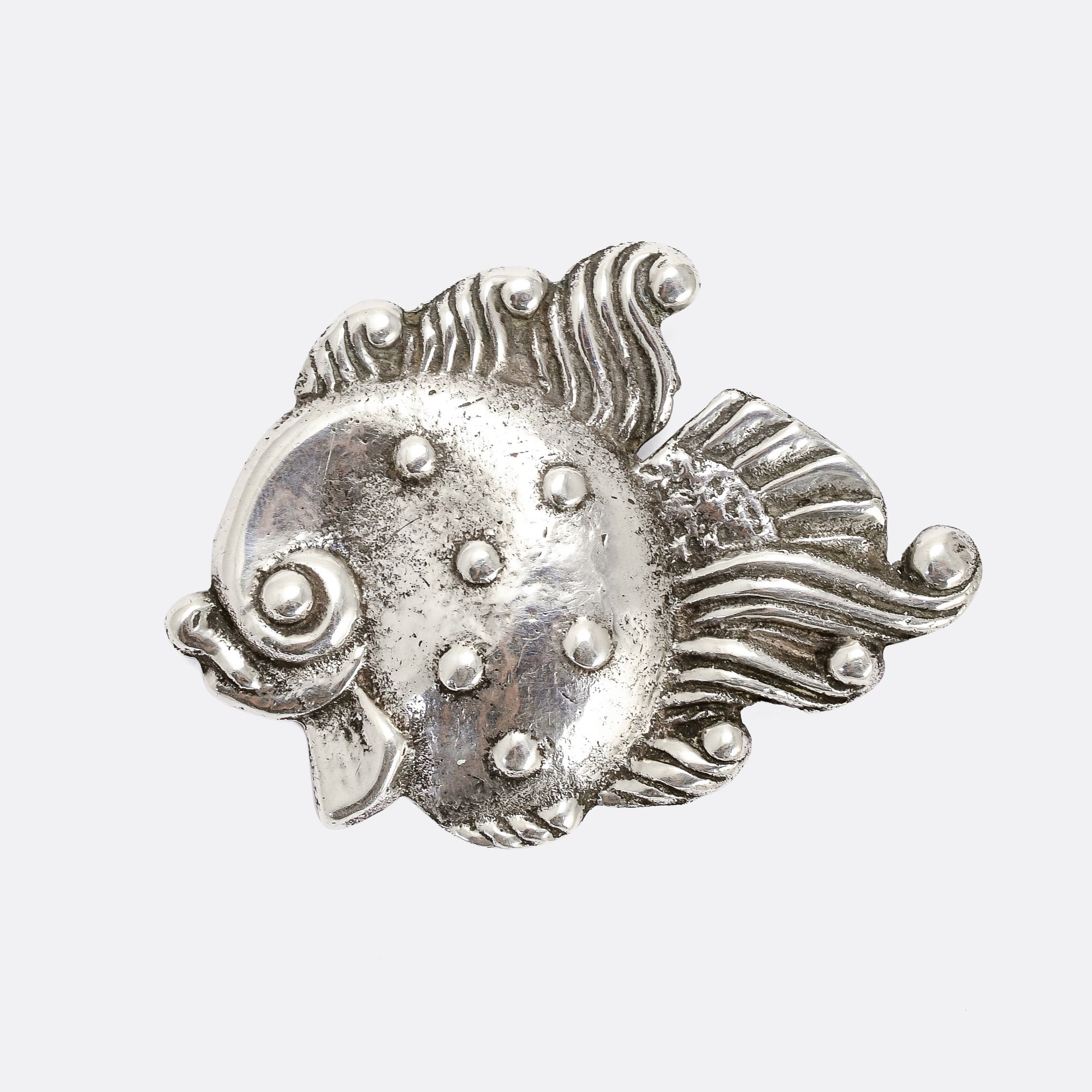 Vintage sales fish brooch