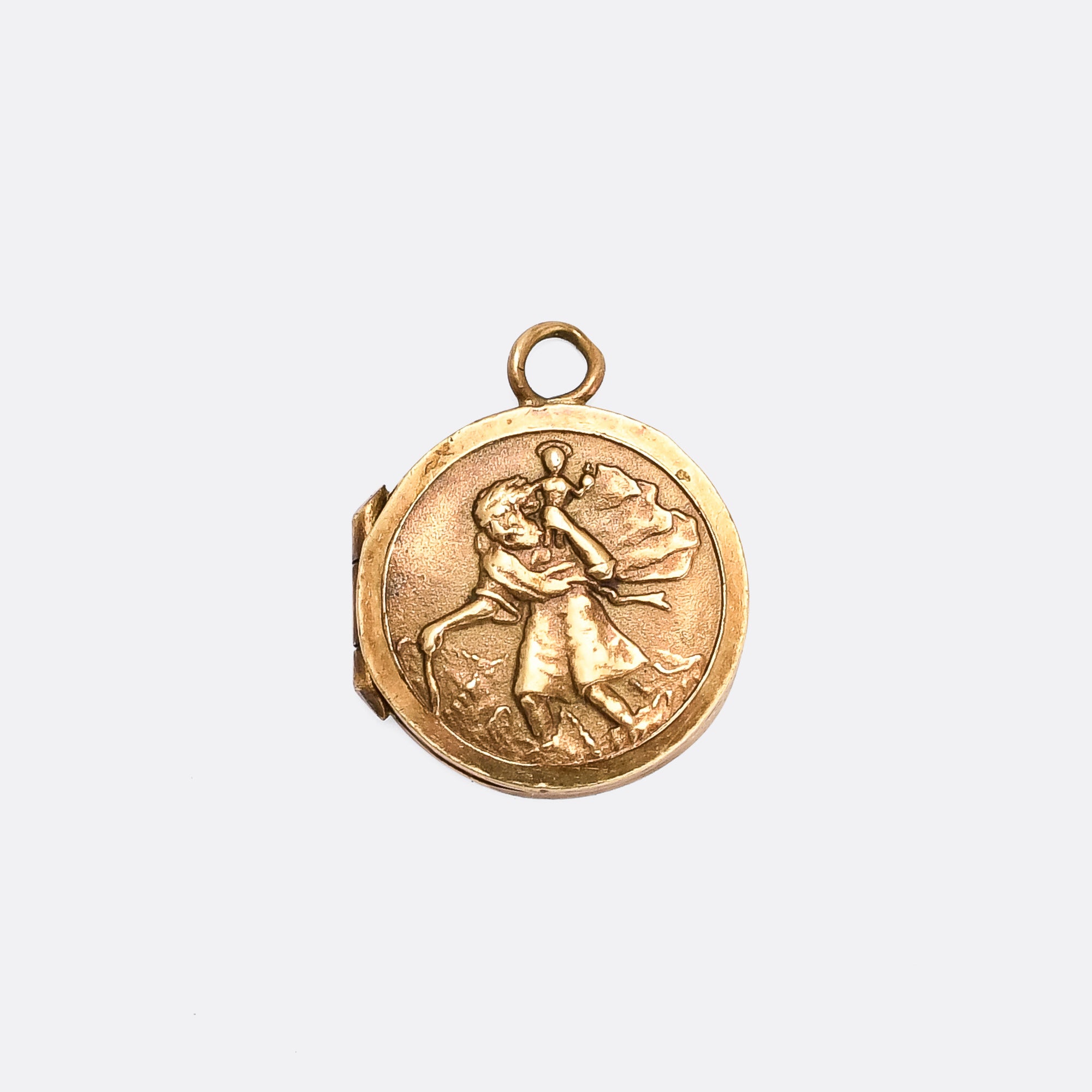 Vintage st christopher pendant best sale