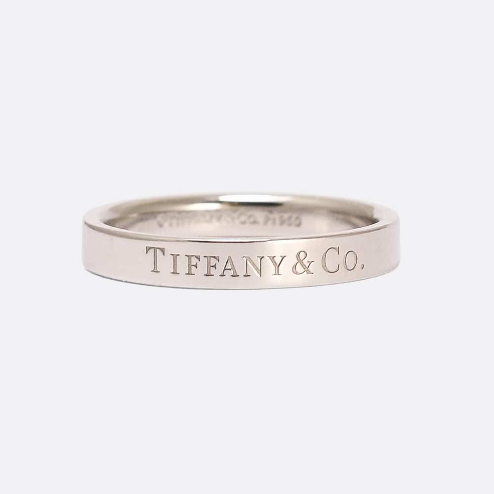 Vintage Tiffany & Co. Flat Wedding Band