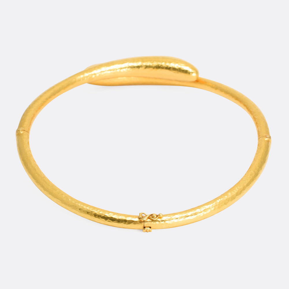 Vintage Ilias Lalaounis Gold Serpents Collar