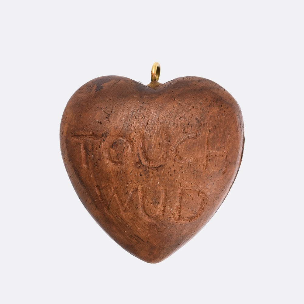 WW1 Touch Wud Heart Pendant