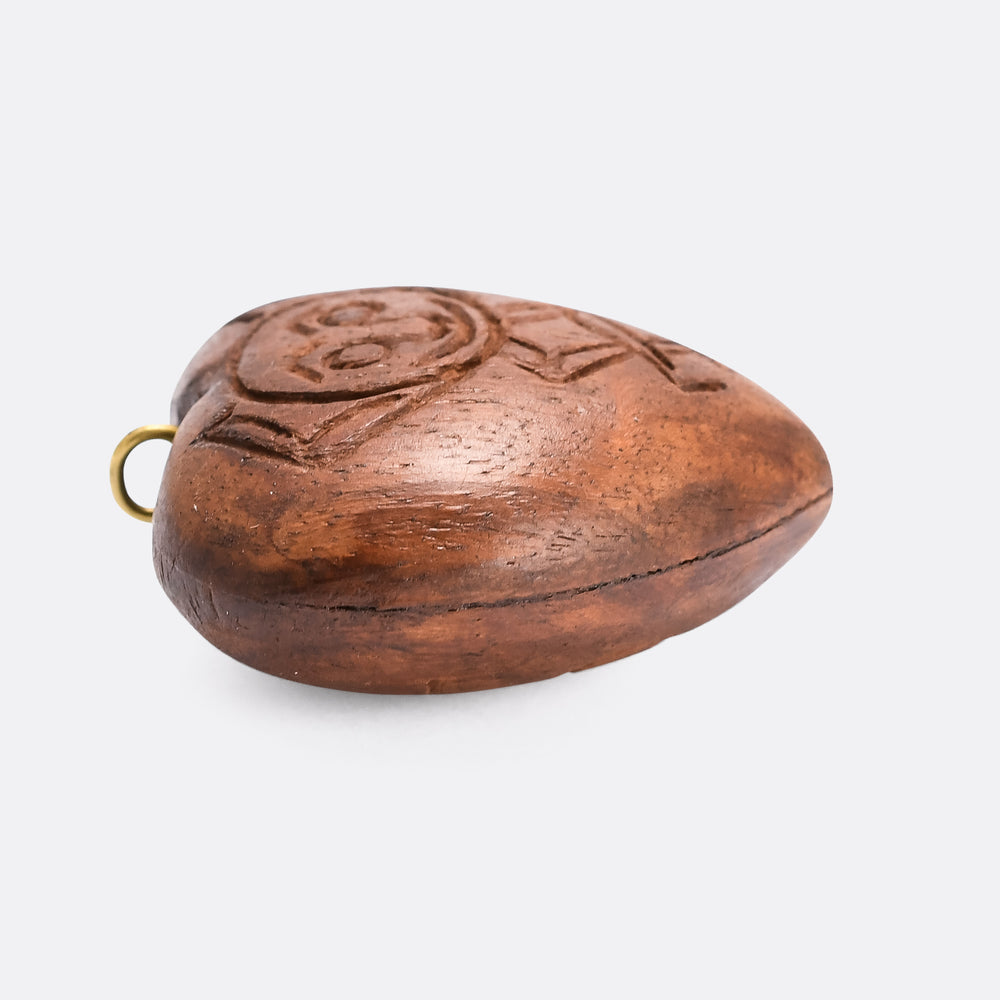 WW1 Touch Wud Heart Pendant