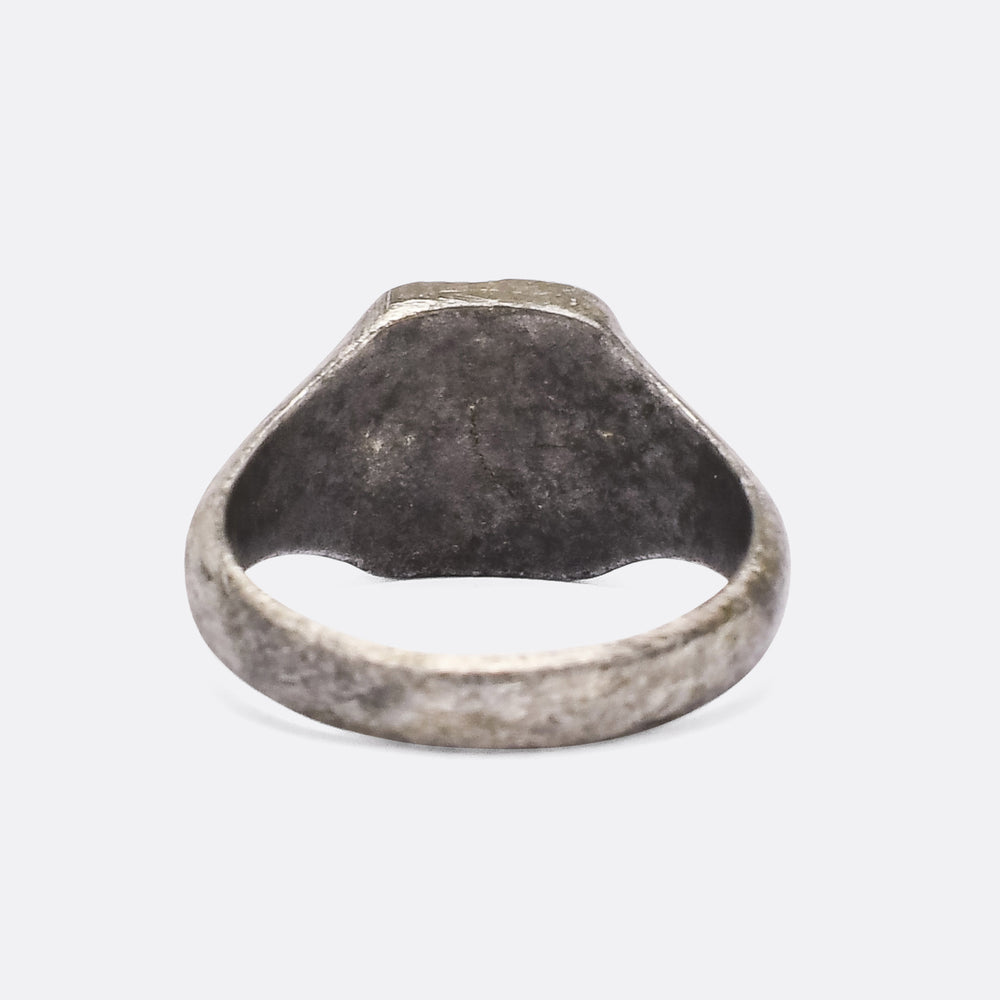 WW1 Ypres Trench Art Signet Ring